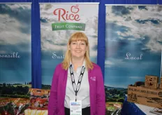 Jill Hughey with Rice Fruit Company.