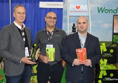 Promoting Wonderful Pistachios are Kurt Vetter, Brian DeNova and Darren DeFilippis with the Wonderful Company.