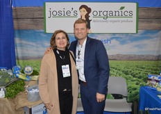 Heather Fuller and Casey Mills with Braga Fresh. 