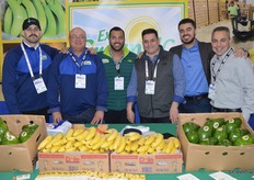The team of Exp Group with a selection of tropical items.