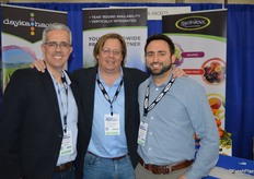 Patrick Dueire, Brett Burdsal and Tony Liberto with Dayka Hackett.