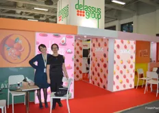Housna El Andaloussi, Commercial Manager of snacking tomatoes and Tatiana Nazarova, Project Manager Russia of Delassus Group.