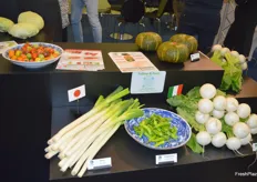 Several produce was on display at the Tokita Seeds stand.
