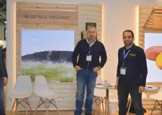 Mohamed Mohamady, Technical Manager and Mohamed Azmy, Logistivs Executive of Blue Nile, representing their brand Blue Nile Organic.