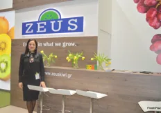 Christina Manossis of Greek kiwi exporter Zeus Kiwi S.A. The Corona-virus had a direct effect on their exports, so they'll be diverting towards the Malaysian markets.