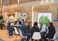 The Belco stand was full of meetings. The Egyptians deal in lots of vegetables.