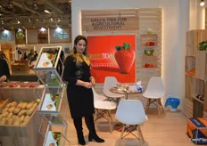 Azza Lotfy, Director for Green Tiba. The Egyptian exporters deal in strawberries, citrus and potatoes, amongst other produce.