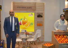Sherif Mezar, Export Director of Pyramids Agro, from Egypt. They export citrus.