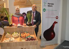 Heba Helmy, Marketing & Branding Specialist and Amr Helmy, Founder & Operation Director of Pharaonic Bioherbs. The Egyptian exporter deals in conventional and organic garlic and onions.