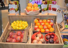 The produce at display at the Fruttella stand.