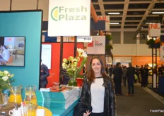 Inmaculada Duarte Garzon, Marketing Manager for Marcoser, visiting the FreshPlaza stand.