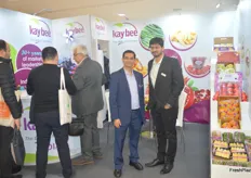 On the left is Kaushal Khakhar, CEO of Kay Bee exports, on the right is Karan Mange, Manager - Supply Chain. The Indian exporters deal in a wide variety of fruits and vegetables.