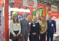 Second on the left is Damian Kozlowski, he and his team of the Polish exporting company Ewa-Bis were representing their new organic brand Owoce Natury.