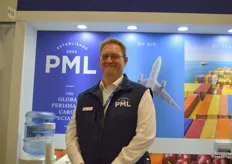 Nick Finbow sales Director at PML. The company has just launched a new fleet of trucks with livery.