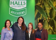 All of the ladies on the Halls Stand: Leigh Green, Jacklyn Smith, Carrie Ward and Maite Letsoalo.