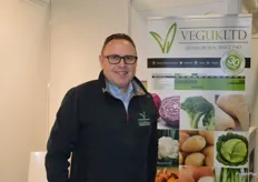 Julian Pitts from VegUK - it was the first year the company has had a stand at the trade show.
