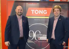 Tong moved into the machine hall for the first time this year on the stand were Charlie Rich and Peter Stocks.