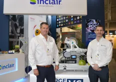 Sinclair were nominated for the FL Innovation award for their EcoLabel on the stand were Ben Nicoll and Duncan Jones.