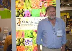 Etienne Taitz at the AFREX stand.