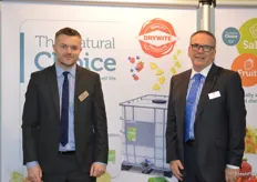 James Blaxland and Martin Clarke has been very bust at the Drywite stand with washes for fresh produce.