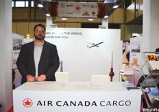 Rob Flood of Air Cargo Canada. The company services the most destination in Europe out of North American Carriers. During the exhibition, they saw much interest from Latin American companies.