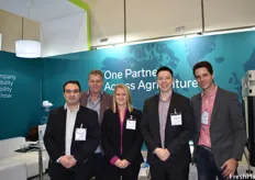 Stephane Demulder, Joop Kurver, Hugo Ramos, and Philippe C. Darricerrère of IPL Marco, which was formerly known as MacroPlastics. The company’s presence at Fruit Logistica was the first time they used their new brand.