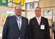 Luis Ferro and Richard Adams of Fermac Cargo, a Brazilian freight forwards. The company works to receive produce from Brazilian producers and forwards the products to destinations around the world.