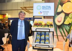 Javier Lopez of Nativa Produce. The company’s biggest product is physalis and the main market is Europe. Currently, the company is focusing on packaging with less plastic.