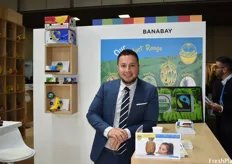 Banabay’s export manager Danilo Serrano. The Ecuadorian banana company is working on expanding the number of farms for their own production and is hoping to export around eight additional containers of their own-grown product by the end of 2020.