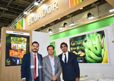 Ricardo Guevara Ramia of Don Vito, Rafael Elizalde Romero of Coragrofrut and José Andrés Guerrero of Green Force Fruits. Green Force Fruits is the company’s name and they export bananas in four different brands, which are adapted to their destination markets.