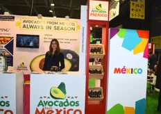 Myriam Benoit representing Avocados From Mexico. While the company has a big presence in the United States, they are trying to expand more into Europe. They see big opportunities in the Russian and Ukrainian markets for conventional avocados, and in Germany for the organic avocados.