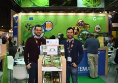 Estuardo Velasquez and José Andrés Sanabria of Cooperativa Agricola Integral Magdalena who work with micro-vegetables. Their main market is currently the US, but they would like to expand into Europe more.