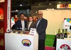 Carlos Madariaga, Natalia Villanueva, and Roberto Samano of Berries Paradise, a Mexican berry producer.