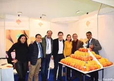 The Fresh Export Team. The Mexican mango season began just a few weeks ago and the teams shows off their Mexican-grown mango display.