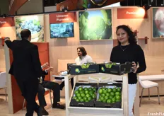 Lissy Robles, Commercial Manager of Limones Piuranos, as part of the Peruvian pavilion.