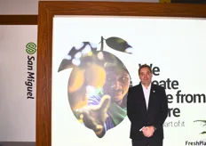 Martin Andrés Carigani, Public Affairs and Sustainability Director for San Miguel Argentina, who work with a large variety of fresh fruits from the Southern Hemisphere which is exported throughout the world.