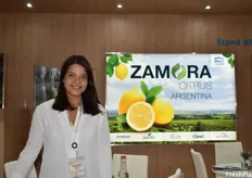Luciana Inés Zamora of Zamora Citrus Argentina. The company prides itself on producing zero-residue lemons.
