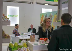 Interfruit stand was so busy