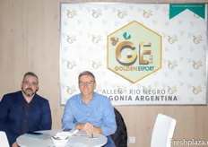 Juan Manuel Stremel and Guillermo Espinazo of Golden Export
