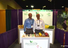 Jose Roggiero and Ricardo Roggiero of Freshway Produce. The company is working on expanding their dragon fruit program to supply the US year-round. They are currently importing from Ecuador but will begin source from other origins such as Mexico, Nicaragua, Vietnam, and South Florida to supplement the program throughout the year.