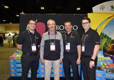 Mark Danza (Sbrocco International), Randy Scott (Sprouts), John Sbrocco (Sbrocco International) and Maclaren Oglesby (Sbrocco International). The company’s citrus import season from Chile and Peru is coming up soon.