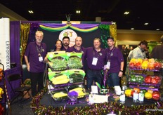 Carl Ream, Jessica Arias, Bob Jajkowski, Dervis Manizade and Kohl Brown of J&J Family of Farms. This year is the first year the company will have leafy greens, which are available now through March, and will start up again in September.