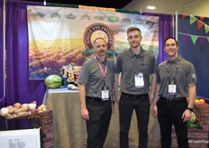 Michael Daroshefski, Dallin Klinger and Joe Ange of Eagle Eye Produce.