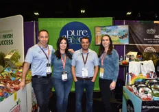 Ken Paglione, Tiffany Sabelli, Paul Murracas and Melissa Moore of Pure Flavor. The company recently expanded their Craft House line by adding Shishito peppers and eggplant to the assortment.