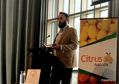 Ben Reilly from Steritech presenting on new decontamination and sterilisation technology.