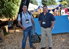 Jasper Raats, Limpopo correspondent for the Landbouweekblad with Jacques Snyman of Tzaneen-based AgriBulletin.