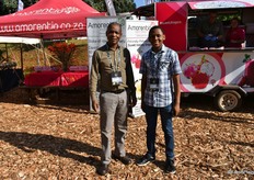 Father and son Mandla and Remofilwe Mooko of Baleti Estate, an avocado, macadamia and dragonfruit farm in Modjadjiskloof.