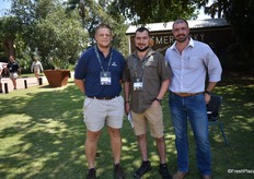 Hansie Grobler of Afrupro, Jacques Engelbrecht of Alvangel Tzaneen and Stefan Goosen of Mafroda.