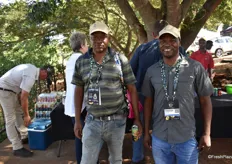Thomas Bila and Tebogo Lebea of the Limpopo Department of Agriculture and Rural Development, based in Giyani.