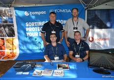 Representing Compac: Heinrich Groenewald and Francois Wium in front, Gerhard Verster and Marius du Preez at the back.